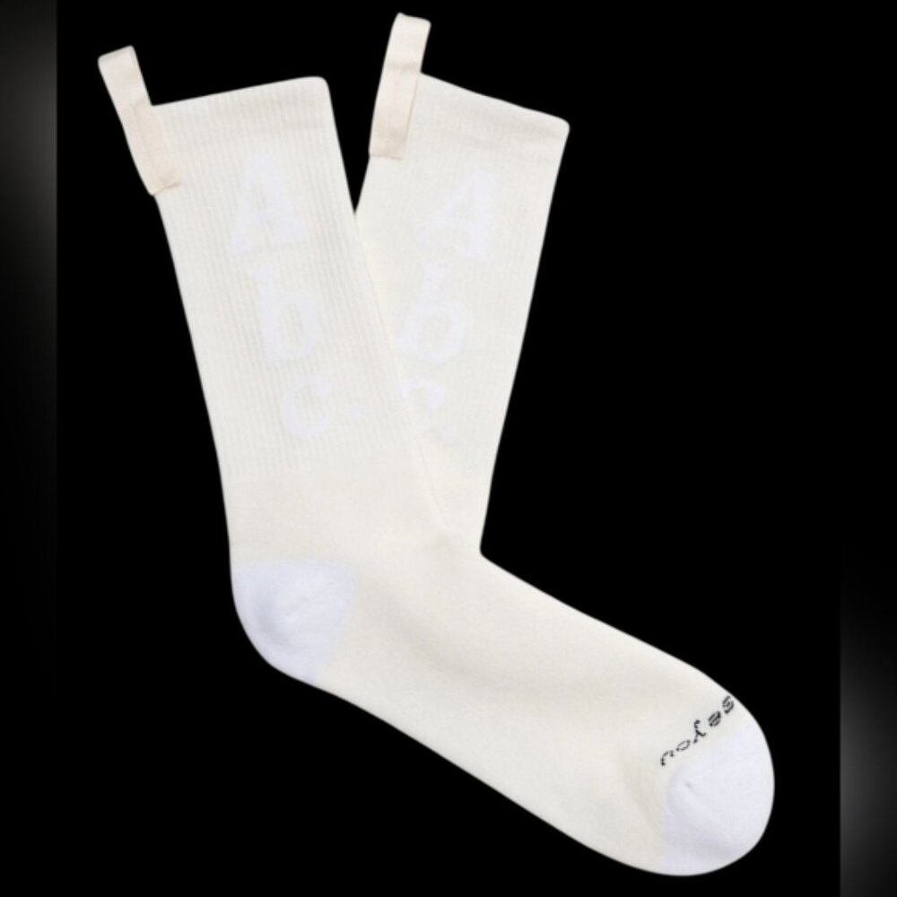 NWT Advisory Board Crystals Socks Selenite Sz M/L